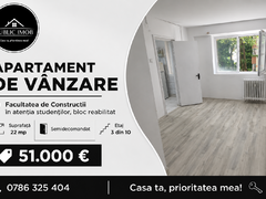 Facultatea de Constructii, in atentia studentilor, bloc reabilitat
